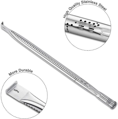 Hisencn Grill Parts Kit for Home Depot Nexgrill 6 Burner 720-0896E, 720-0896B, 720-0896C Gas Grill, Stainless Steel Grill Burners, Heat Plates Tent Shields Flame Tamers, Cooking Grates Grid