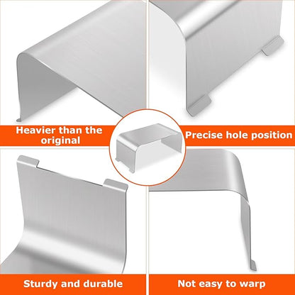 Stainless Steel Grill Heat Baffle Diffuser Replacement for Traeger Ironwood 650/885 Pro 575/780 D2 Timberline 850/1300 Series Pellet Grill Accessories,Modified Flame Tamer for Traeger Parts KIT0450