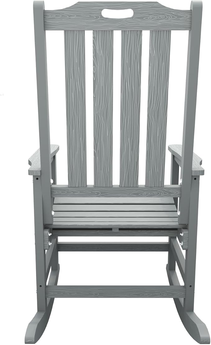THOEOE Outdoor Rocking Chairs Set of 4, Oversized Patio Rocking Chair | HDPE - Image 10