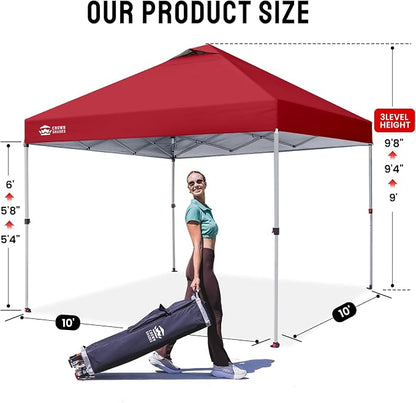 CROWN SHADES 10x10 Pop Up Canopy Tent - Image 6