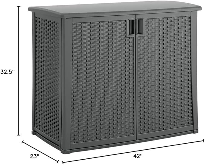 Suncast Lockable Outdoor Cabinet Storage - Image 3