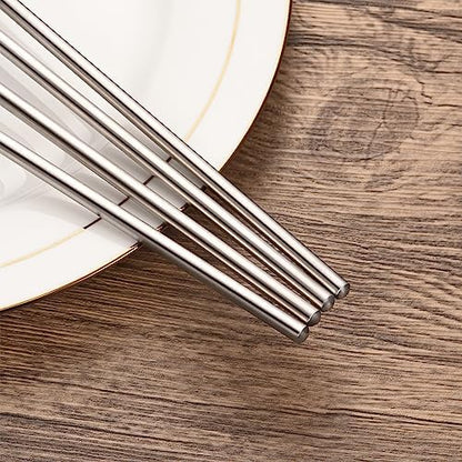 4-Pack 8.7" Stainless Steel 2-Tine Pickle Forks – Long Handle Cocktail - Image 6