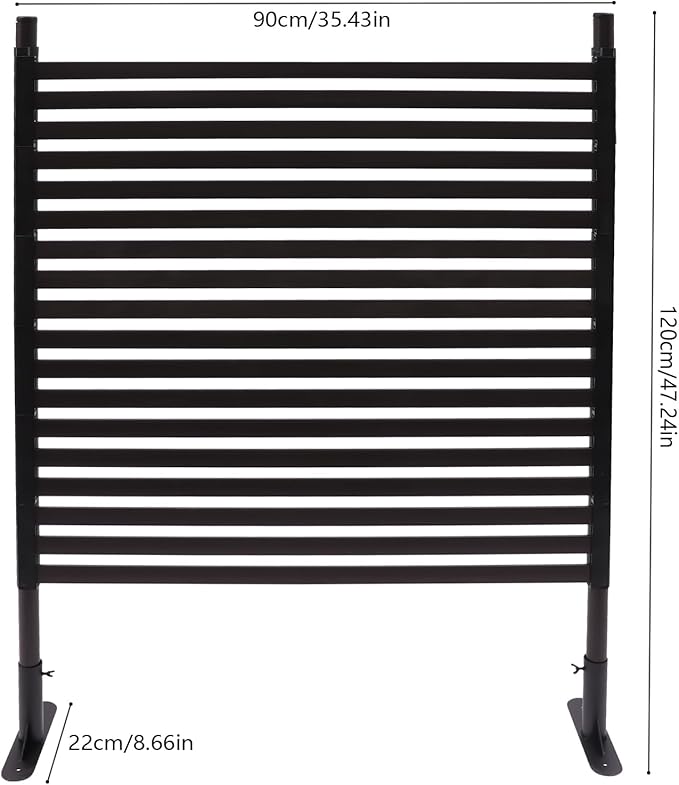 Outdoor Privacy Fence Screen, Tall Divider for Outdoor Garden Backyard Patio Decorative, Privacy Screen Fence Panels