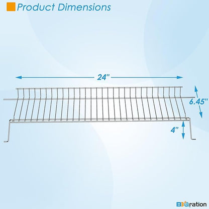 G467-0001-W1 Warming Rack Grill Parts for Charbroil Advantage 4 Burner 463344015 466344015, Grill Warming Rack Swing Away Grid for Charbroil Advantage 4 Burner Grill Replacement Parts