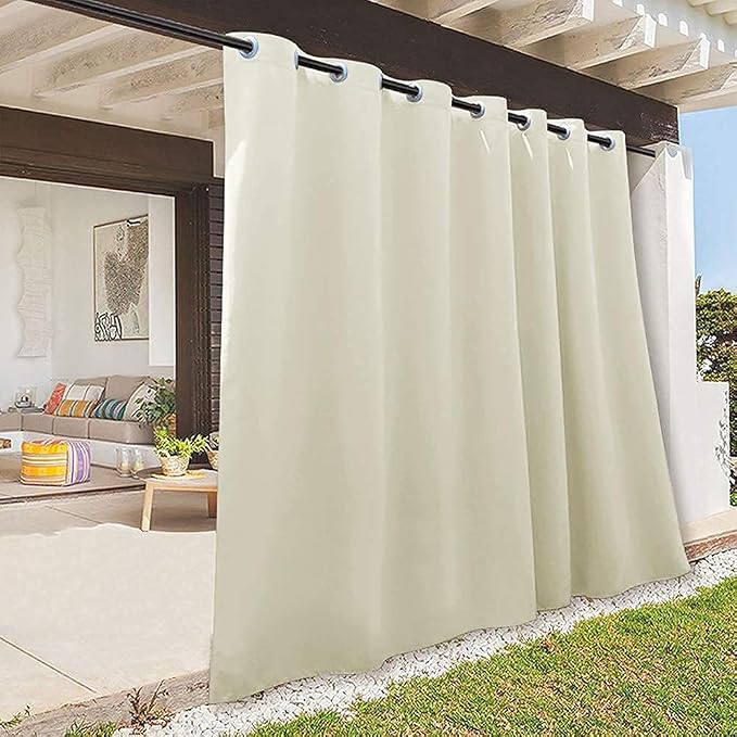 RYB HOME Extra Wide Outdoor Curtains by RYBHOME
