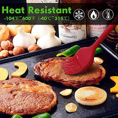 HOTEC 600°F Heat Resistant, Silicone Basting &Pastry Brushes - Image 3