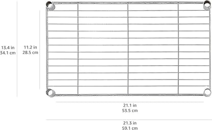 Amazon Basics 4-Shelf Steel Wire Storage Shelves - Image 3