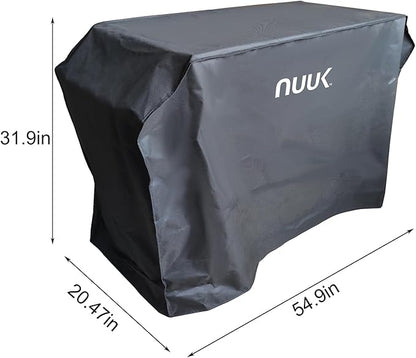 NUUK 20IN x 42IN Waterproof Outdoor Cooking Station Cover for Kitchen Prep Island, Heavy Duty UV Resistant BBQ Grill Table Covers for Pizza Oven Cart