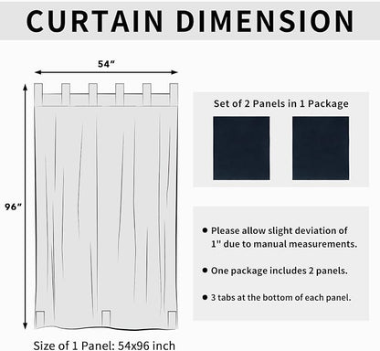 Easy-Going Outdoor Patio Curtains 2 Panels, 54x96 inch, Porch and Pergola - Image 6