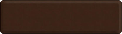 GelPro Anti Fatigue Nonslip Mat: Hard Floor Utility Mats for Garage, Patio and Kitchen - 20" x 72" x .5" - Leather Grain Truffle