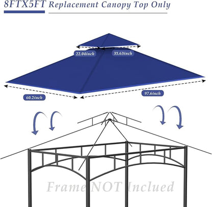 5x8 Grill Gazebo Replacement Top - Image 3
