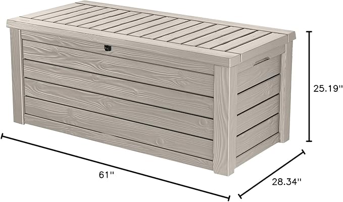 Keter Westwood 150 Gal Outdoor Storage Box - Image 10