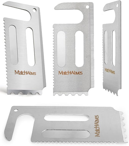 Stainless Steel Grill Scraper for Traeger Grills, Grill Grate Cleaner - Safe Bristle-Free Grill Cleaning Tool