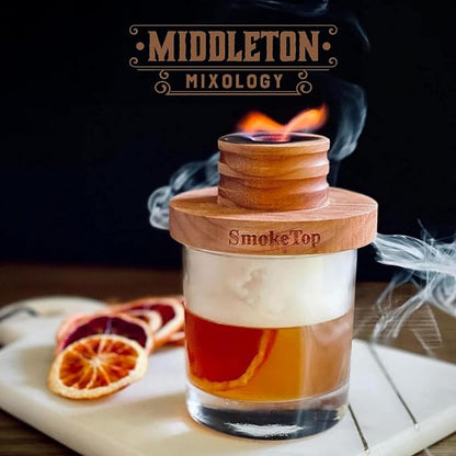 SmokeTop 4oz Bag - Cocktail Smoker Chips for Old Fashioned Cocktails, Whiskey, & Bourbon - by Middleton Mixology Made in The USA (800 uses) (Hickory)
