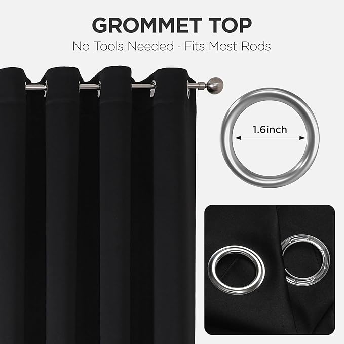 Joydeco Door Curtain Blackout Curtains - Image 9