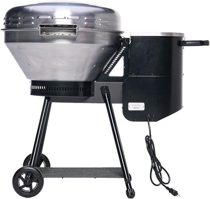 recteq Pellet Grill RT-B380 Bullseye + Cover, BBQ, Outdoor, and Electric Pellet Smoker Grill, Electric Smokers, Uses 100% Wood Pellets for Ribs, Brisket, Chicken, Sear, Smoke