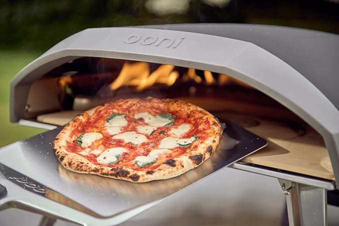 Ooni Koda 16 Gas Pizza Oven - Essentials Pizza Oven Bundle - Includes 14" Pizza Peel and Infrared Thermometer