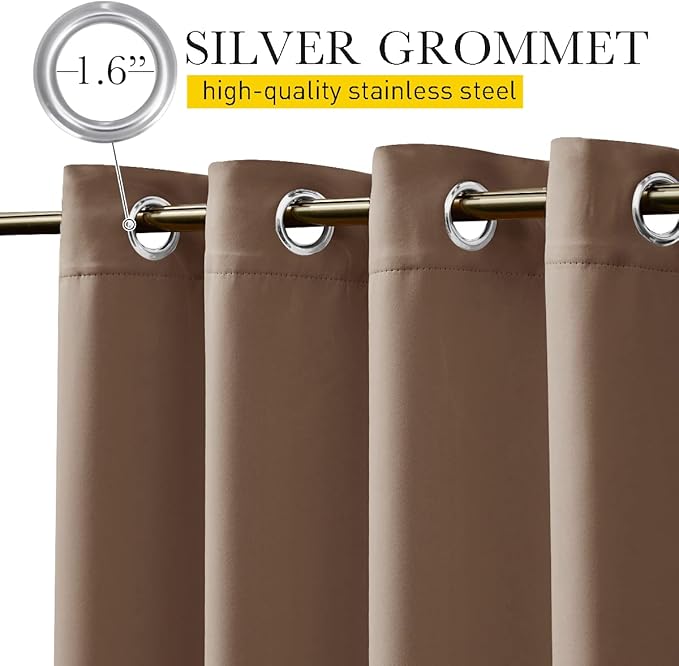 NICETOWN 2 Panels Windproof Outdoor Curtains - Image 3