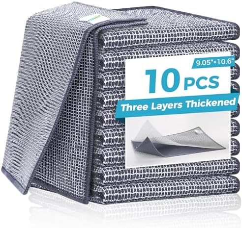 Forggon Non Scratch Wire Dishcloth, New Upgrade 3-Layer, 9.05"X10.6" by Unknown