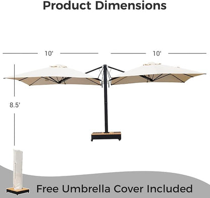 Grand patio 10x10 FT Large Patio Umbrella - Image 6