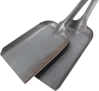 Garneck 2pcs Metal Ash Shovel Lightweight Portable Coal and Fireplace Scoop for Garden BBQ Stove Cleaning Practical Dig Soil Spade for Efficient Hearth Maintenance
