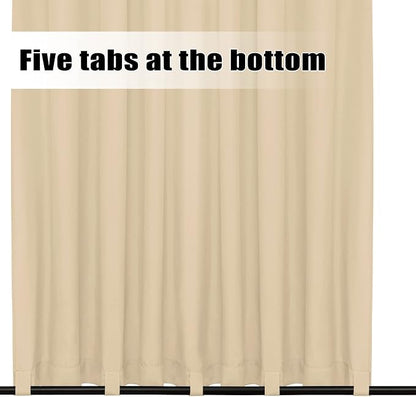 Easy-Going Outdoor Curtains for Patio 1 Panel, 110x84 inch, Weatherproof - Image 4