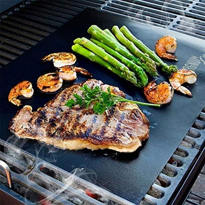 BBQ Tools Set | 18" Tongs | Grill Mat | Strong Magnetic Hook - Image 4