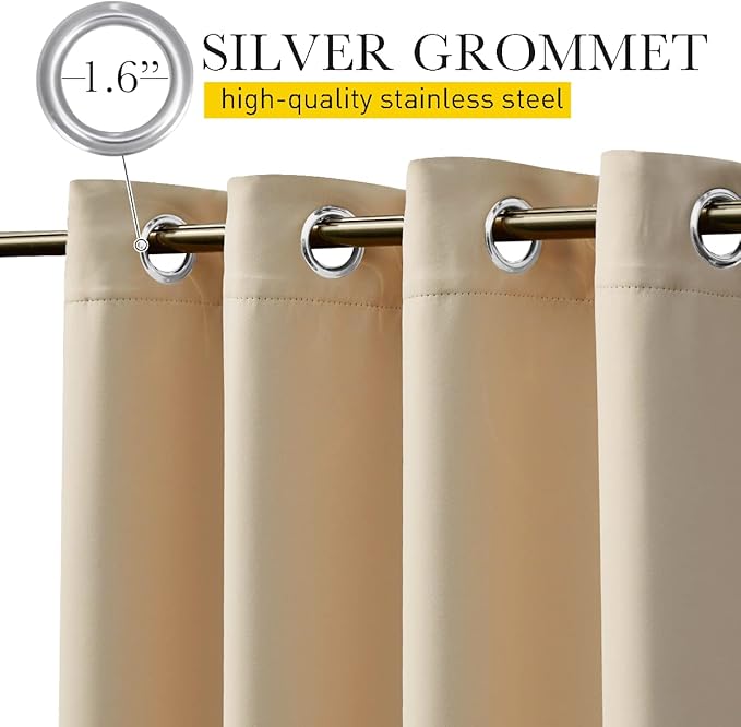 NICETOWN 2 PCs Waterproof Outdoor Curtains - Image 2