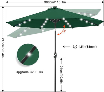 ABCCANOPY Solar Led Patio Umbrella - Image 3