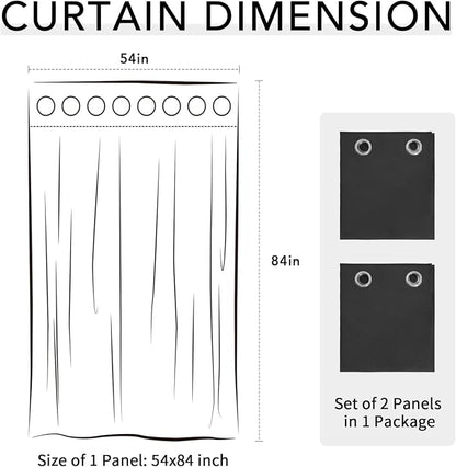 Easy-Going 100% Waterproof Outdoor Curtains 54x84 inch, Gazebo and Pergola 2 - Image 7