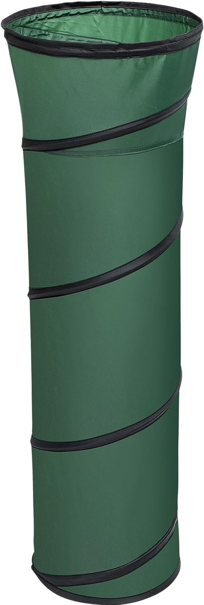 Adnee Leaf Bag Funnel Holder, Foldable Lawn Bag Chute Stand Fit for 30 Gallon Paper Bags, Reusable Yard Waste Bag Funnel for Handling Garbage and Leaves
