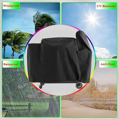 Grill Cover for Pit Boss Austin XL, Rancher XL 1000S 1000SC 1000SQ 1000SC2 1000/1100/1150 Pro Series Wood Pellet Grill, Smoker Cover for Pitboss 1000D3 1000T4 PB1100PS1 Heavy Duty Outdoor