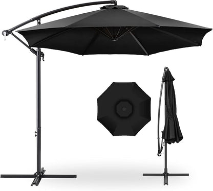 Best Choice Products 10ft Offset Hanging Market Patio Umbrella w/Easy Tilt by Unknown