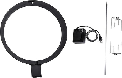 Kamado Joe JoeTisserie Rotisserie Accessory Attachment for 24-inch Big Joe Grills with Stainless Steel Spit Rods up to 50 lbs of Food, Model BJ-TISSERIENA