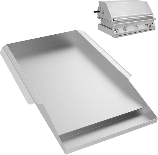 Half Size Griddle Plate for Solaire 30 42 and 56 Inch Grills Stainless Steel Griddle Inserts Replacement Parts Flat Top Griddle for Solaire Grill