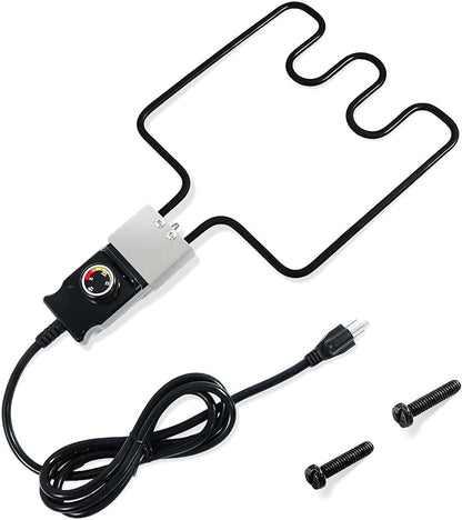 Heating Element Compatible with Masterbuilt Electric Smoker and Grill,Adjustable Thermostat Cord Controller Replacement,Masterbuilt Smoker Parts for Smokers & Turkey Fryers,1500Watt
