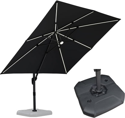 PURPLE LEAF Cantilever Umbrella - Image 3
