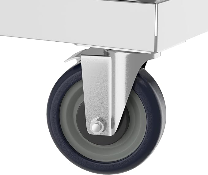 72 in. 10-Burner Commercial Outdoor Propane Gas Grill with Two 36 in. Griddles in Stainless-Steel, ETL Listed (CGKIT7-G36G36)