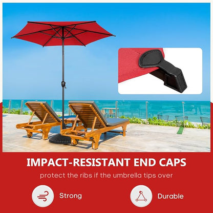 Abba Patio 7.5FT Lyon Outdoor Patio Umbrella Outdoor Table Umbrella - Image 4