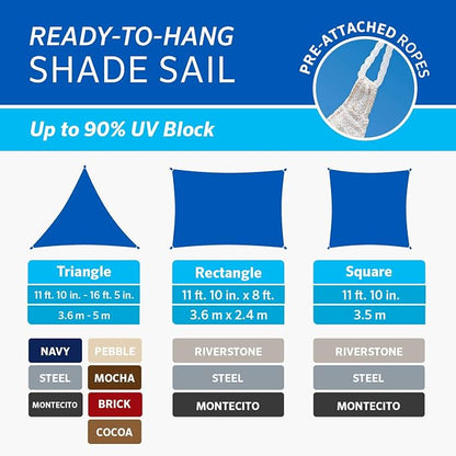 Coolaroo Ready-to-Hang Shade Sail - Image 6