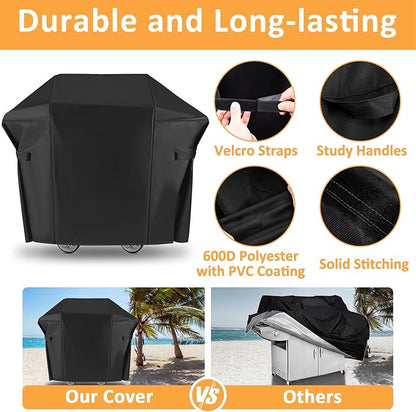 7138 Grill Cover for Weber Spirit II 200 Gas Grill, Waterproof Cover for Weber Spirit E210 and Spirit II 200 Gas Grill Models, 48 Inch Outdoor BBQ Cover for Spirit Grill