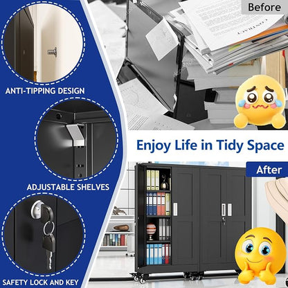 GAIOUS Metal Garage Storage Cabinet - Image 6