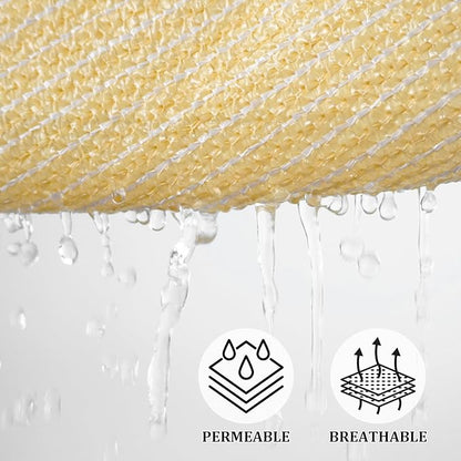 Shade&Beyond Custom Sun Shade Sail 9'X11'X14.2'Triangle Sun Sail Shades Patio - Image 3