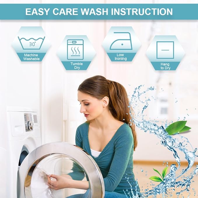 RYB HOME Outdoor Curtains for Patio Waterproof Privacy Thermal Insulated | - Image 9