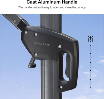 PURPLE LEAF Outdoor Umbrella - Image 4