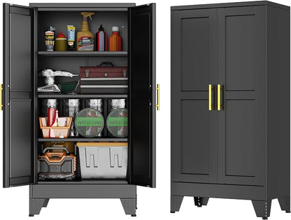 GAIOUS 47.2'' Tall Metal Garage Storage Cabinet, File Cabinet by GAIOUS