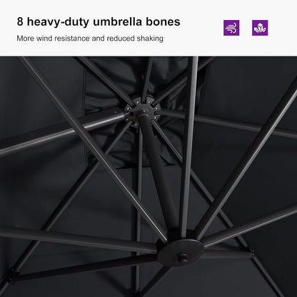 PURPLE LEAF Patio Umbrella - Image 6