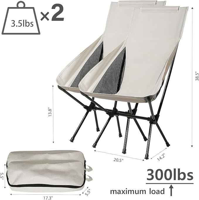 Wind Tour Portable Camping Chair Lightweight Foldable Outdoor Chair - Image 3
