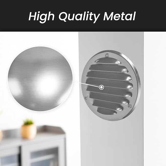Repa Market 6 Inch (Opening Dimensions) Air Vent Covers/Galvanized Steel Return Air Grille/AC Vent Cover/Wall or Ceiling HVAC Registers Grilles & Vents for DIY & Home Improvement