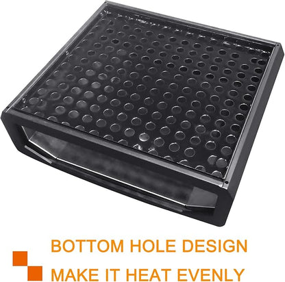 Skypatio Pizza Oven for Grill, Portable Outdoor Grill Top Pizza Oven with Pizza Stone, Built-In Thermometer, Pizza Maker for Outdoor Grill